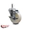 Service Caster 4 Nylon Wheel Swivel 7/16'' Grip Ring Stem Caster Brake SCC-GR20S414-NYS-TLB-716138 - alternate 3